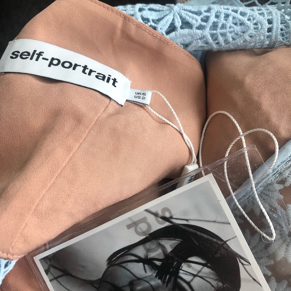 Self-Portrait Lace A-Line Minidress - Picture 7 of 7